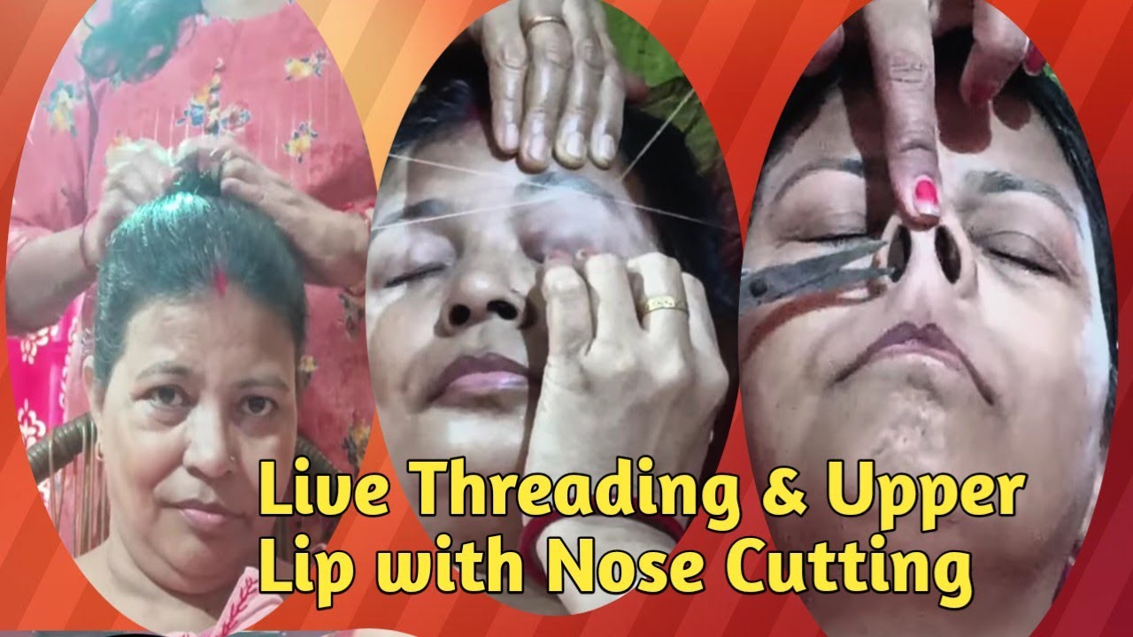 Requested video // Threading & Upper Lip // Nose Hair Cut @SwapnasLife28