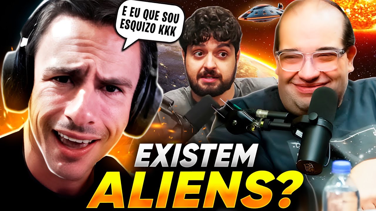 SUPER XAND&Atilde;O REAGINDO a S&Eacute;RGIO SACANI e MONARK DEBATEM a EXIST&Ecirc;NCIA DE ALIENS + ESTRELAS PLANAS?