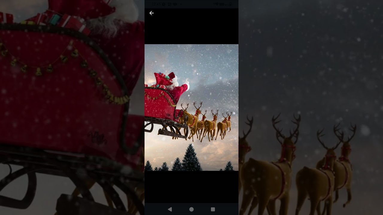 L arrivée du père Noël 