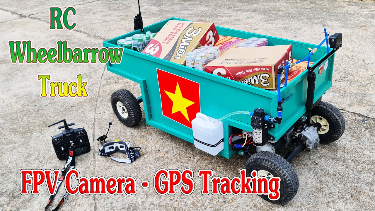 How to make RC Wheelbarrow Truck - v2