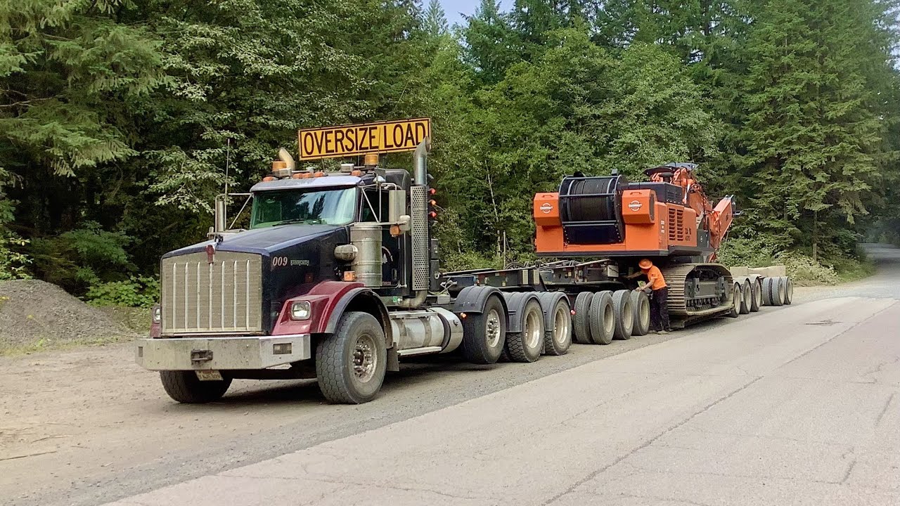 Moving The 470 Hitachi Line Machine To Its First Job, The Summit Conversion Is Complete!