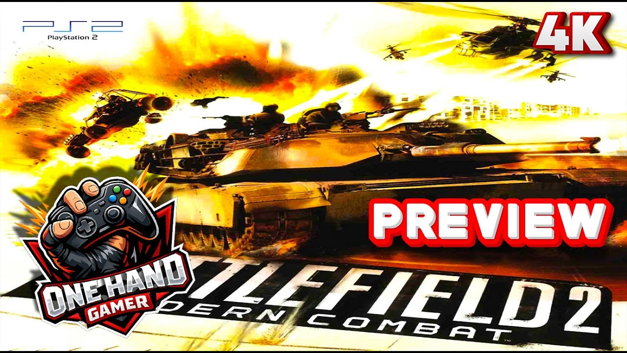 Геймплей Battlefield 2 Modern Combat на PS2: первые 10 минут. One Hand Gamer.