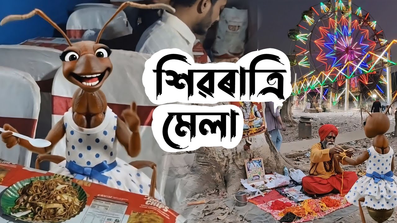 শিৱৰাত্ৰিৰ মেলা 🙏 | Shivratri Mela Vlog | Parua Raani | Assamese Parua Vlog | Assamese Ant vlogs