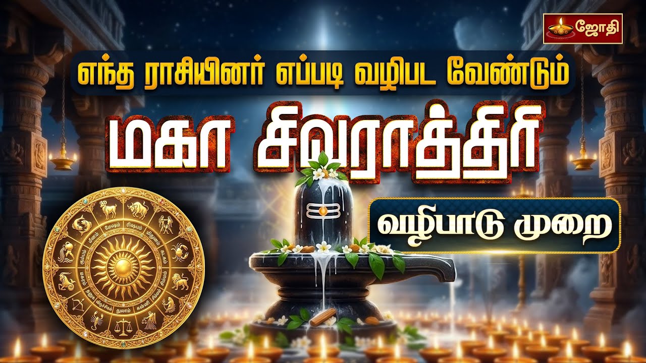 எந்த ராசியினர் எப்படி வழிபட வேண்டும் ? மகா சிவராத்திரி வழிபாடு முறை | Maha Shivaratri 2026 |JothiTv
