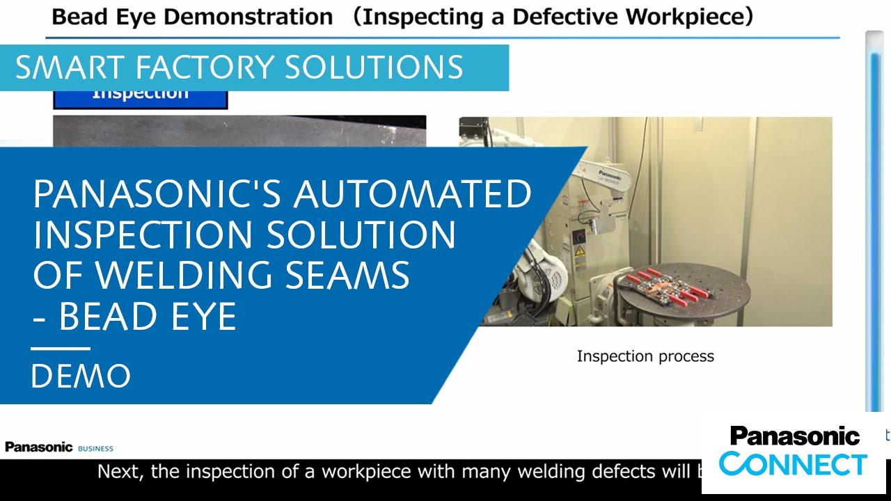 Panasonic's Automated Inspection Solution of Welding Seams - Bead Eye