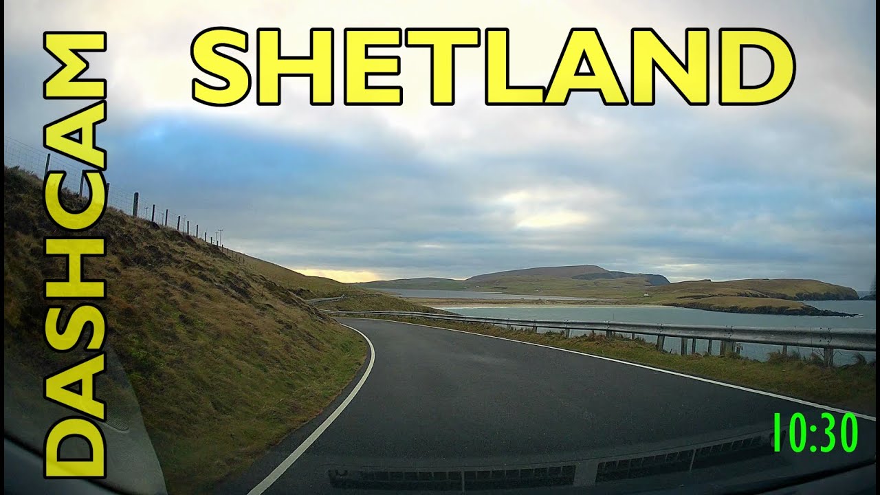 Lerwick to Sumburgh Airport avoiding the main road - Driving in the Shetland Islands
