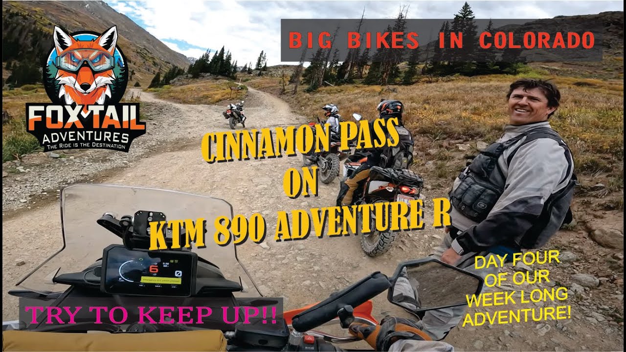 Cinnamon Pass Colorado on KTM 890's