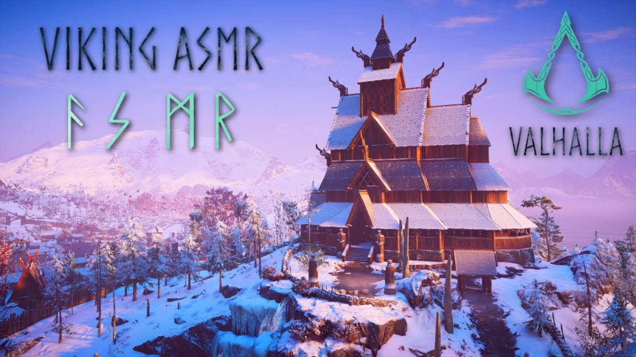 ASMR | The Most Relaxing Viking Tour 🛡️ Binaural • Learn & Sleep • AC Valhalla