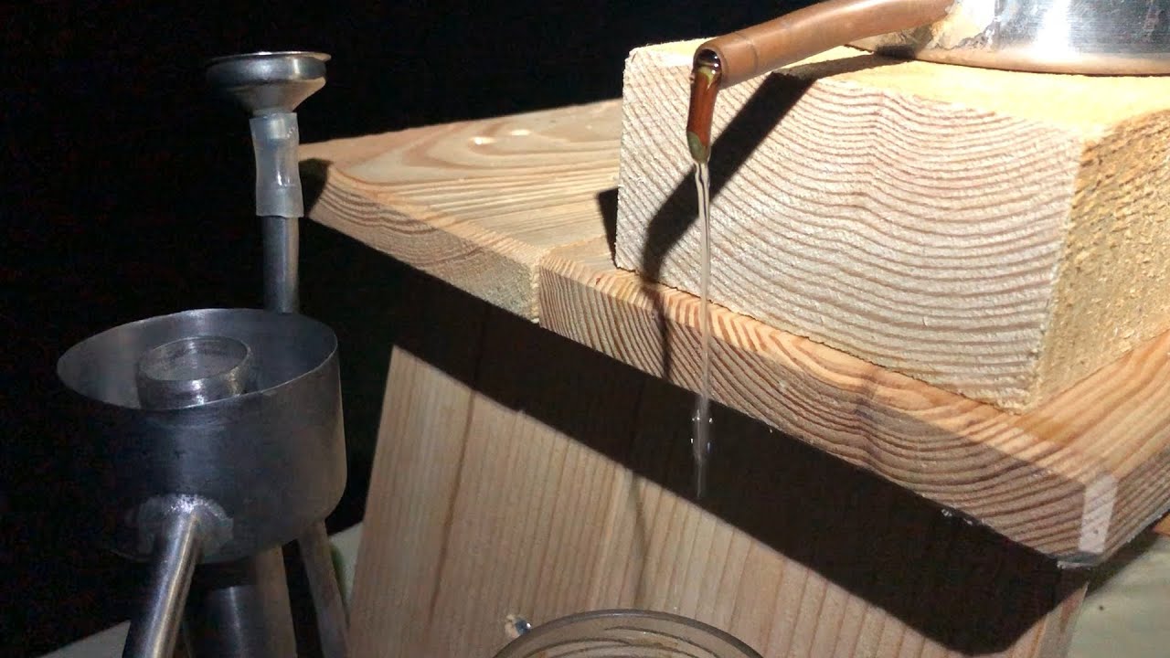 Ich gehe unter die Moonshiner - Birnenschnaps