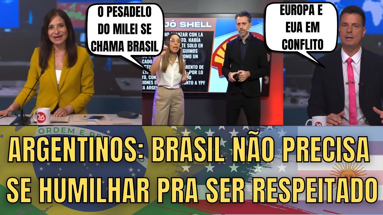Argentinos Largam O Aço No Milei Ao Falar Do Brasil… EUROPA E EUA EM CRISE 