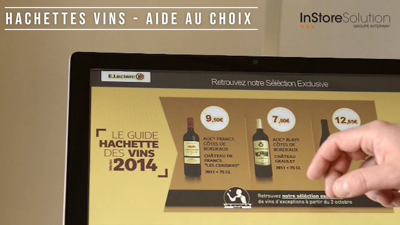 Borne d'aide au choix - InStore Solution