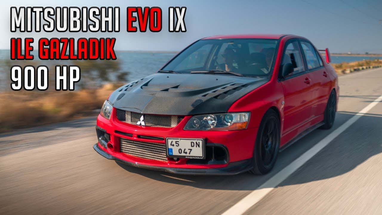 900 HP Gücündeki Mitsubishi Evo IX ile Gazladık / Efsane 4G63 2.1 Motor