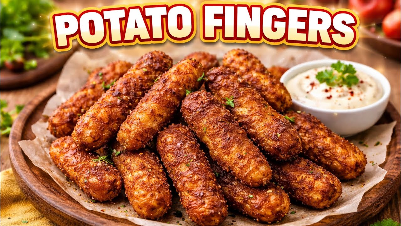 Ramadan Special Crispy Potato Fingers Recipe ✨ #ramadanrecipes #ramdanspecialrecipes #viral 