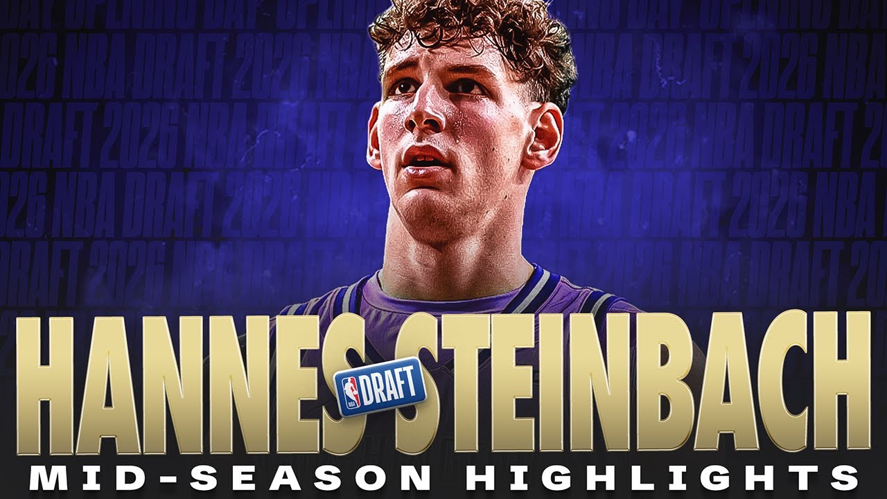 Washington Huskies freshman Hannes Steinbach Mid-Season Highlights | 2026 NBA Draft