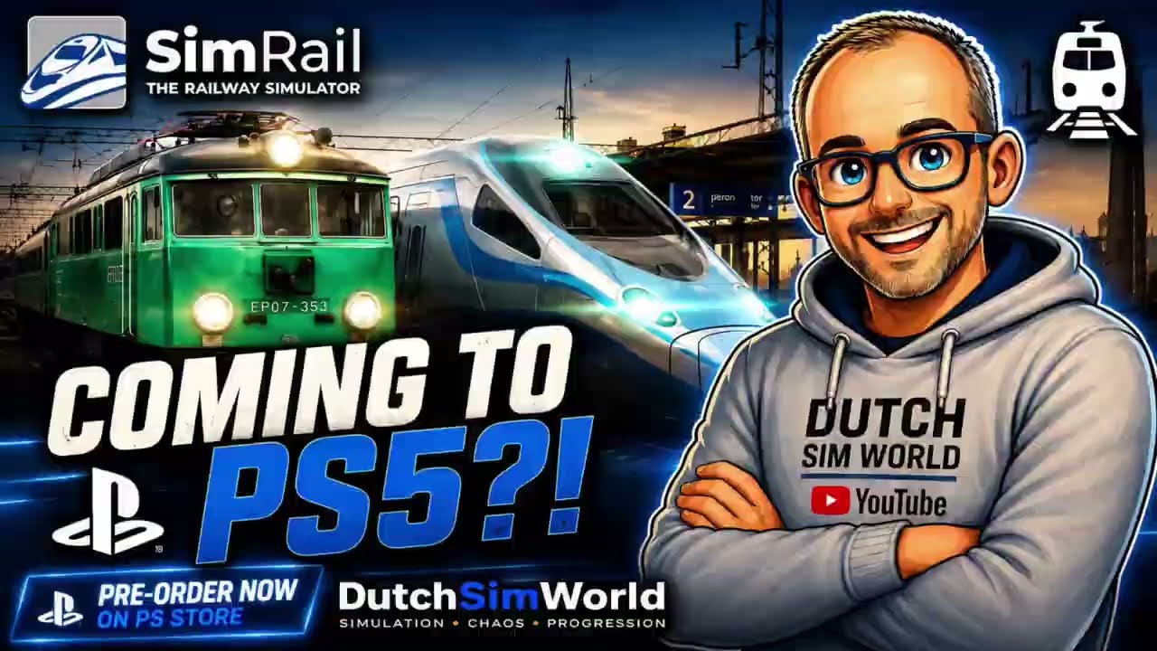 🚂 SimRail Is FINALLY Coming To PS5! | Trailer 