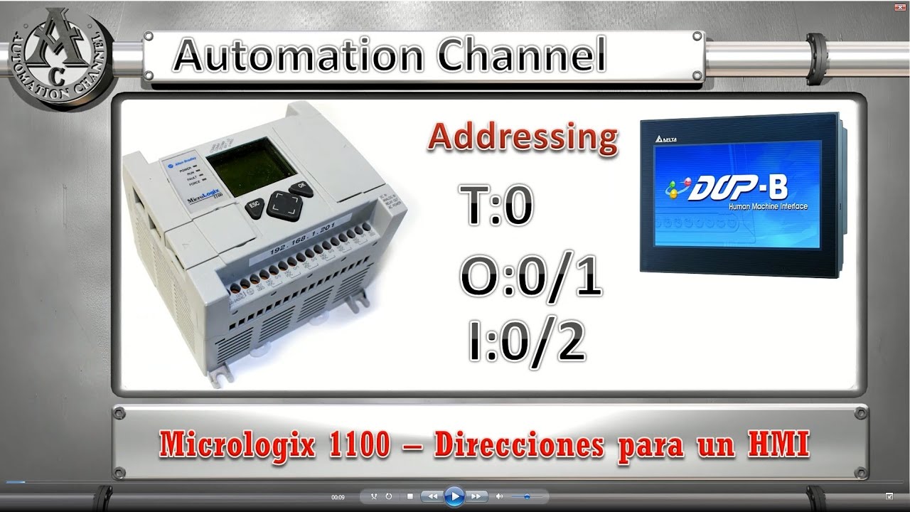 Micrologix 1100 Direcciones para un HMI