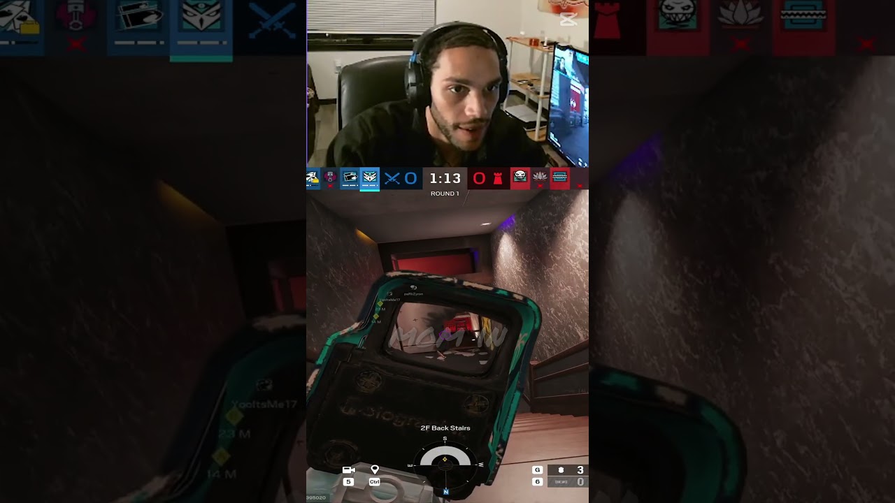 He would what?? 😮 #trendingshorts #r6siege #r6clips #jsturdytv