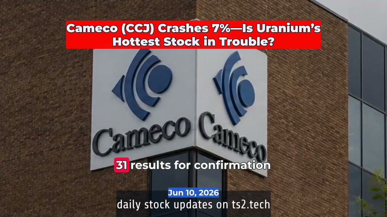 Cameco (CCJ) Crashes 7%&mdash;Is Uranium&rsquo;s Hottest Stock in Trouble? #Shorts