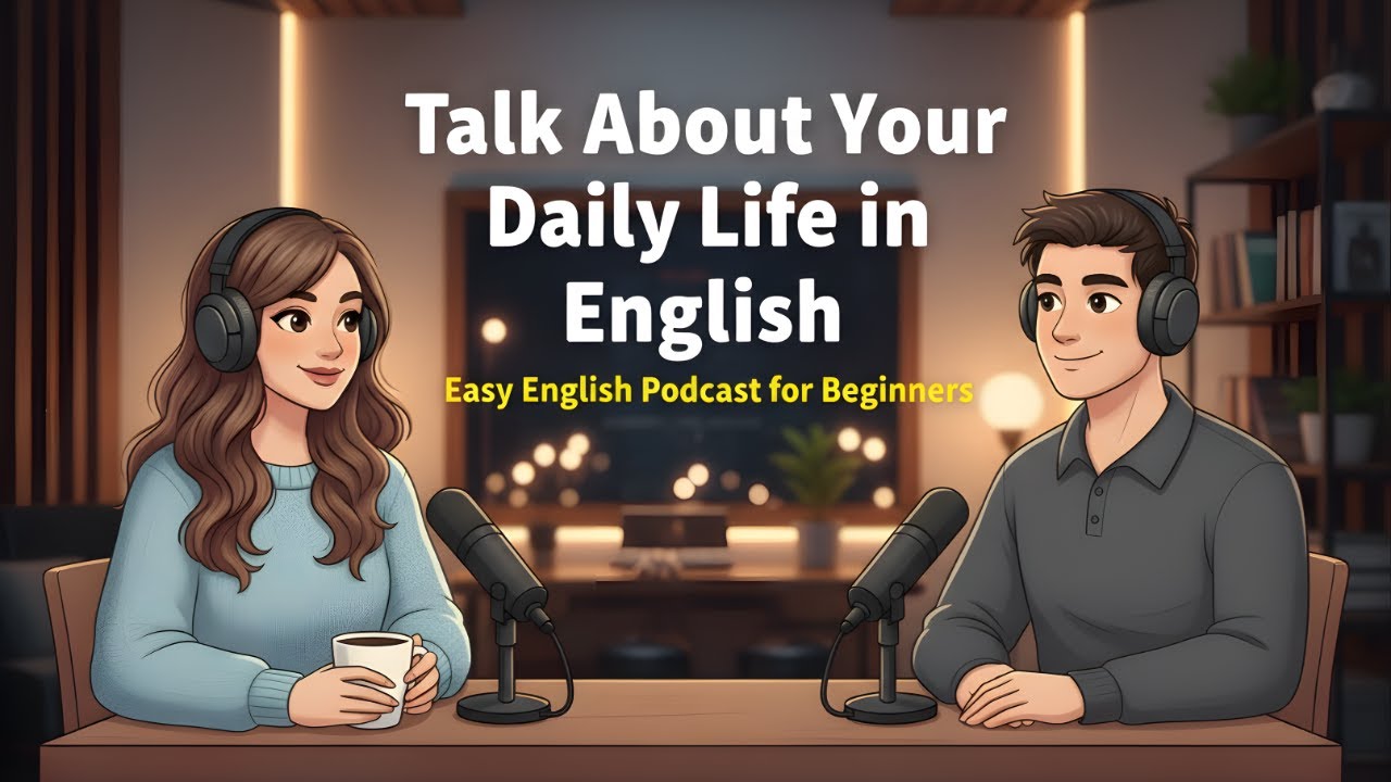 Talk About Your Daily Life in English | Easy English Podcast for Beginners