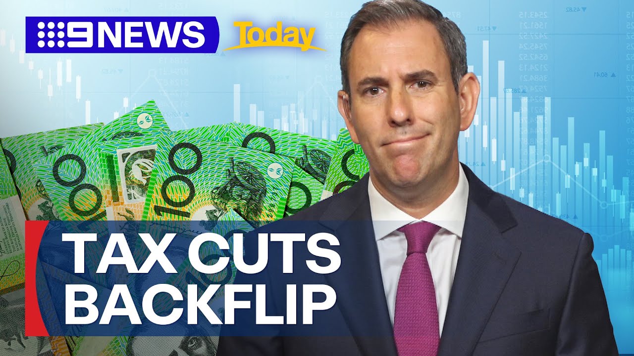 Treasurer Jim Chalmers on stage three tax cuts changes | 9 News Australia