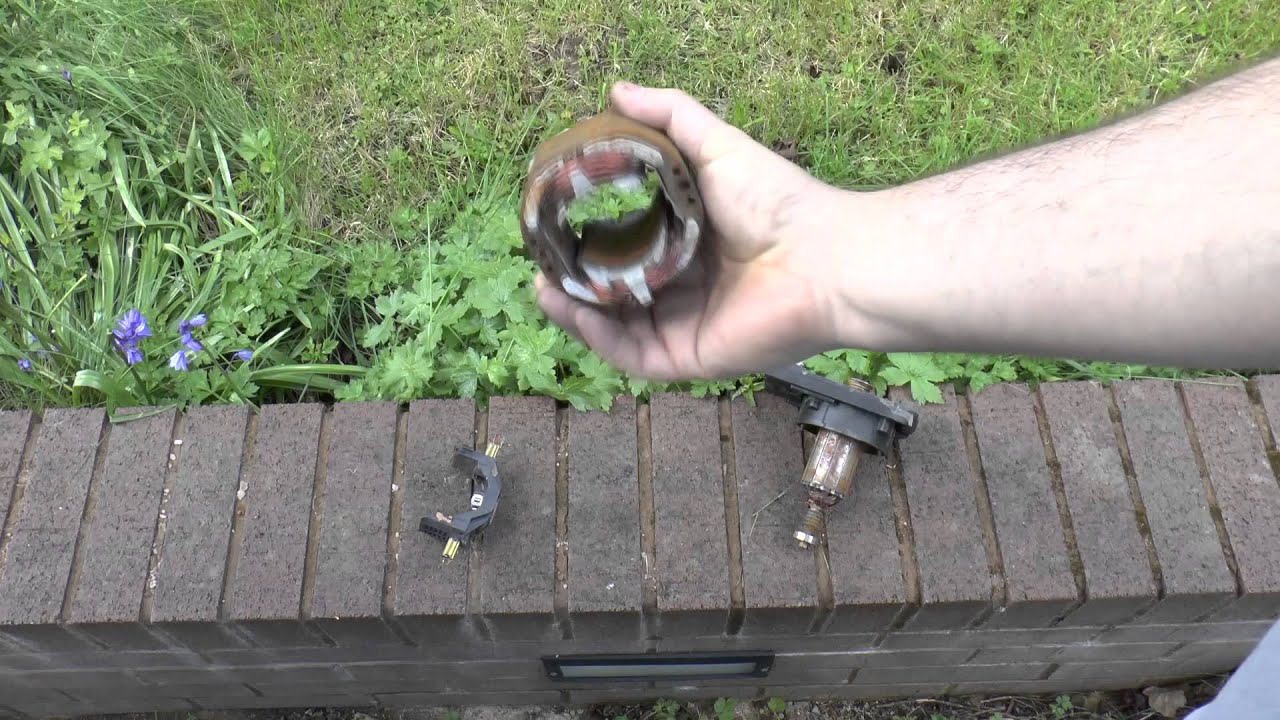 Overvolt aftermath: inside the old Hoover and Flymo motors