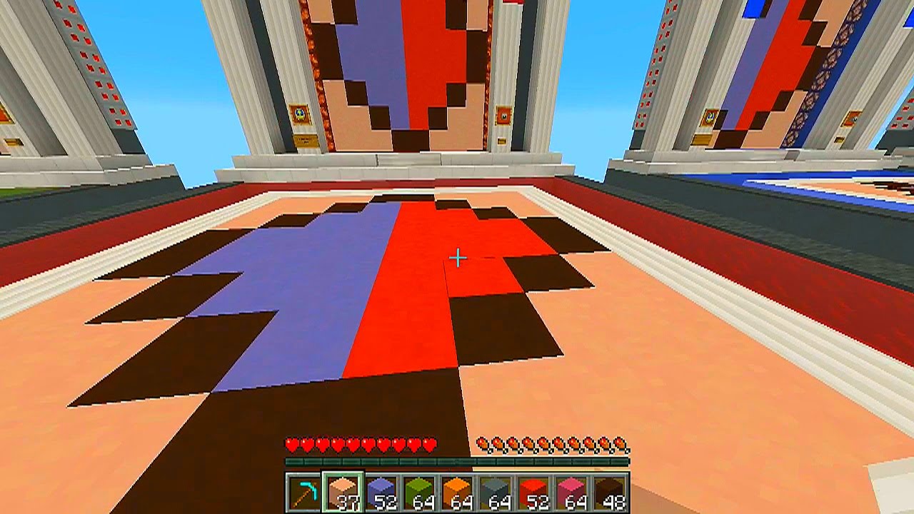 Реплика Minecraft 1.8 с Викстаром, Престоном, Робом и Кенни (мини-игра Minecraft)