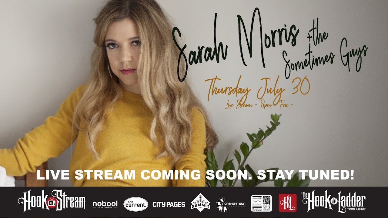 Sarah Morris – HookStream - Thursday, July 30, 2020