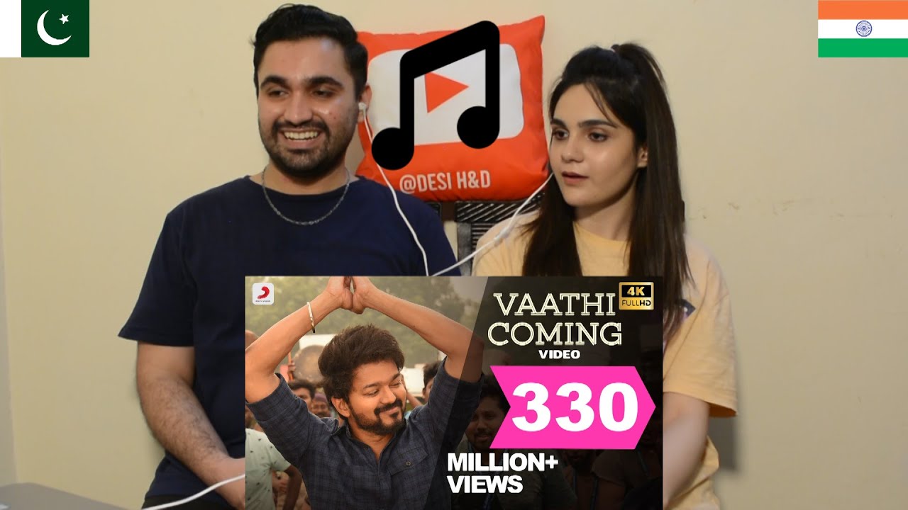 Pakistani reaction to Master - Vaathi Coming Video | Thalapathy Vijay | Anirudh | Desi H&D Reacts