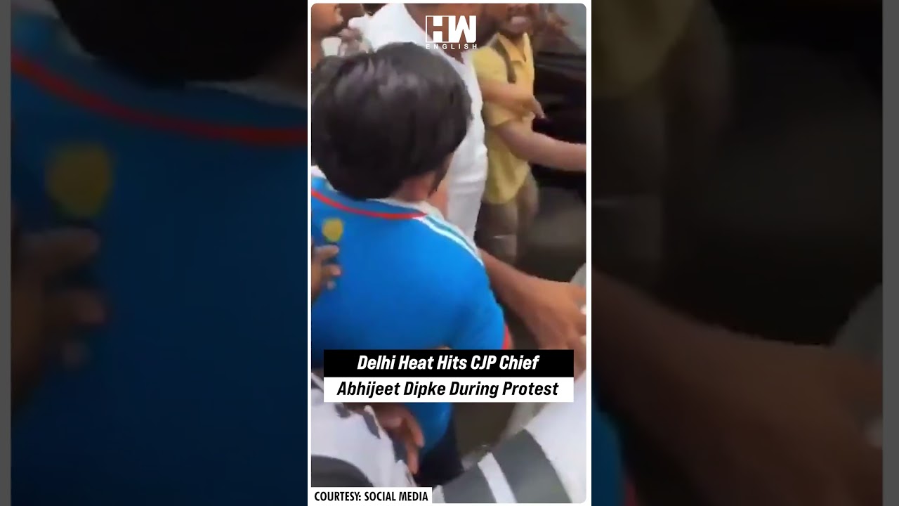 CJP Protest Abhijeet Dipke: CJP Chief Dipke Falls Ill During Cockroach Janta Party's Delhi Protest