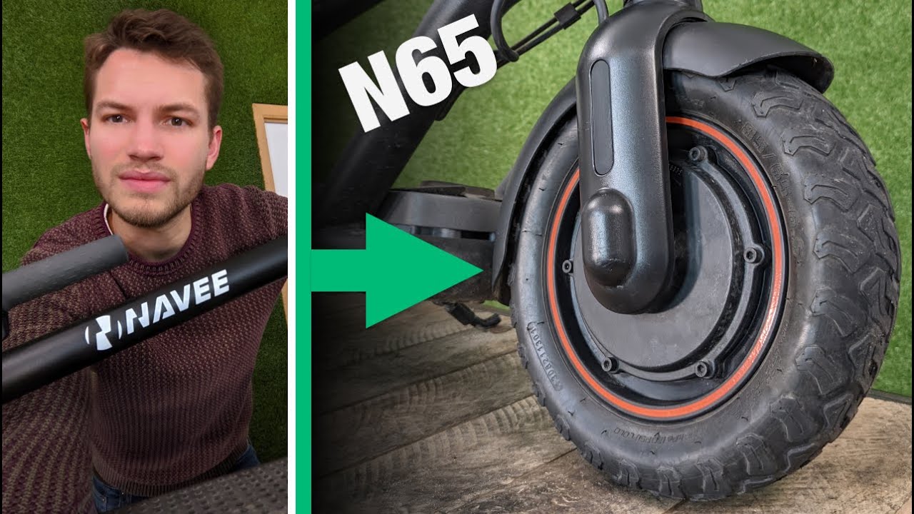 Navee N65 : Réparation Roue AVANT - Changer le pneu et la chambre à air !