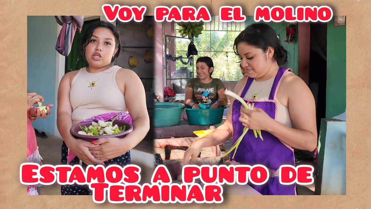 YA CASI ESTA ECHA LA CENITA CAMILA VA PARA EL MOLINO 