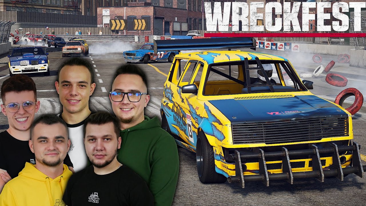 Sąsiedzi vs Szpakowo vs Farma na pokaz! Jaka druzyna wygra?!🚗☆ Wreckfest Multiplayer ☆ 😍MST😂🚗