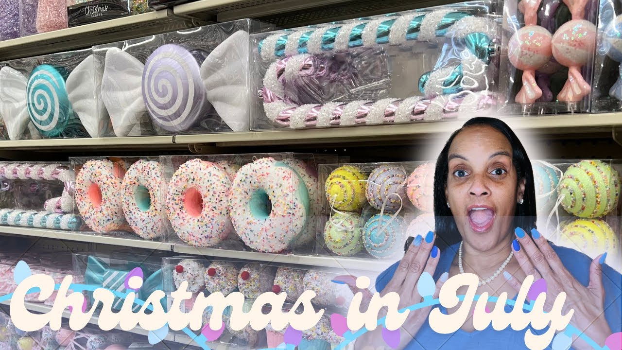 NEW CHRISTMAS IN JULY @hobbylobby THIS STORE WAS STOCKED!