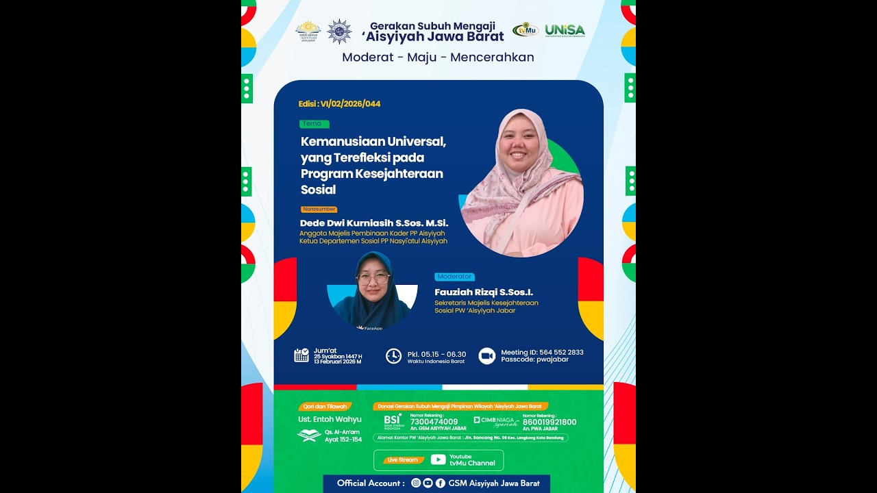 GSM | Kemanusiaan Universal, yang Terefleksi pada Program Kesejahteraan Sosial