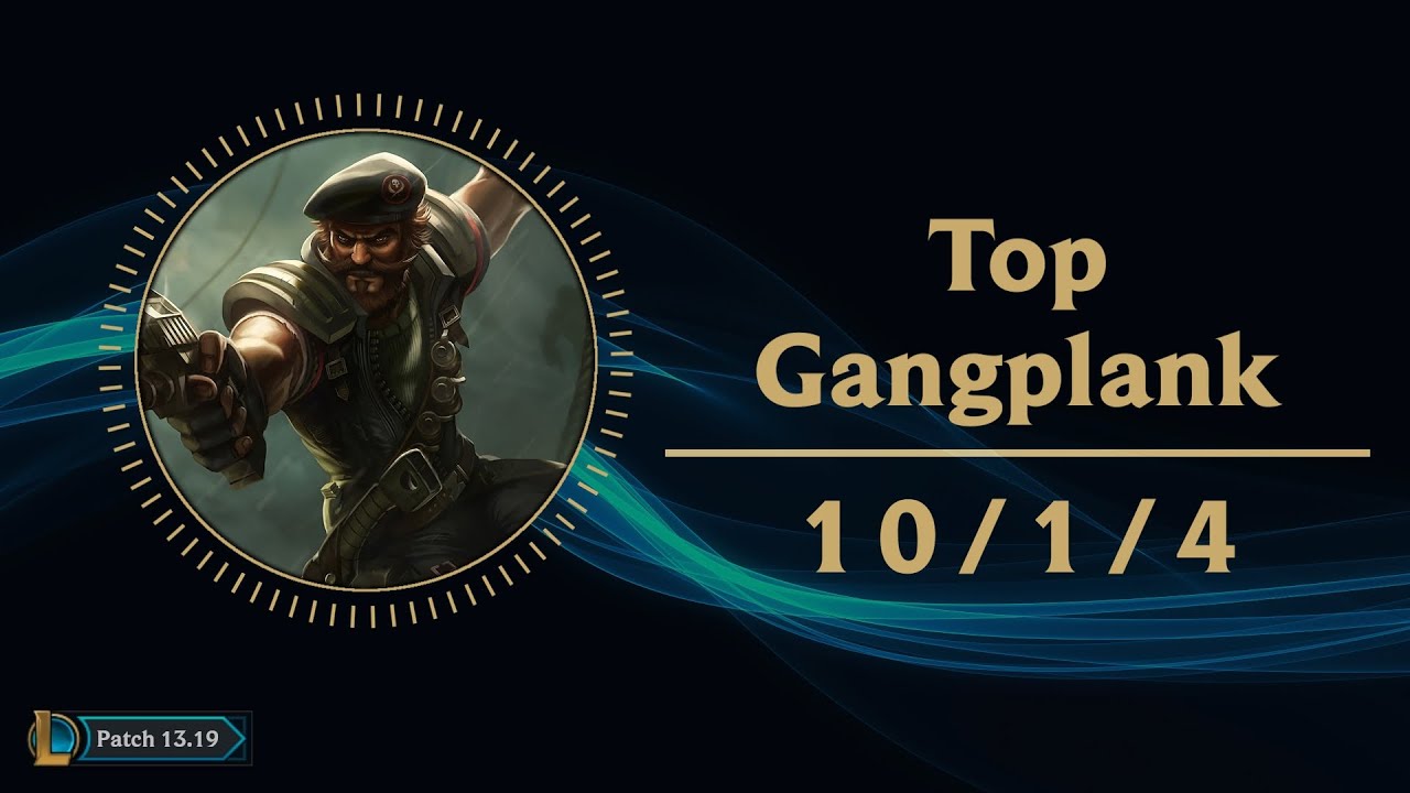 Gangplank Top vs Quinn Korean Challenger Replay Patch 13.20