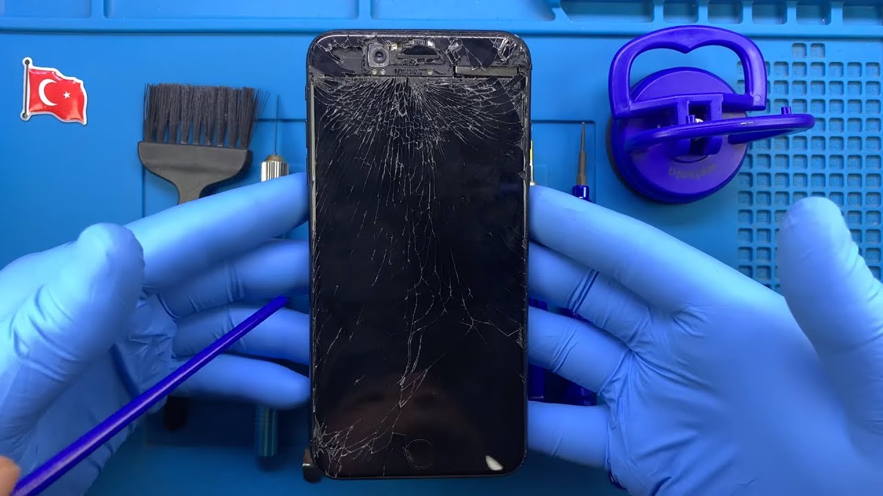 Обледенение! замена экрана iPhone 7 plus