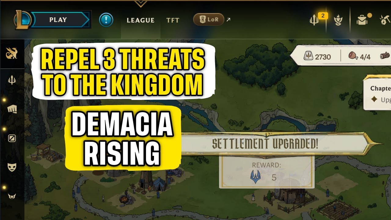 How to Repel Three Threats to the Kingdom Demacia Rising Quick Guide