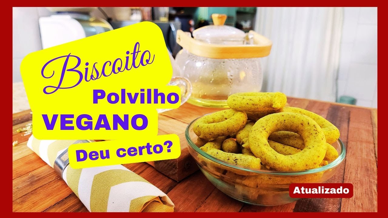 Biscoito de polvilho - VEGANO - Dá certo?