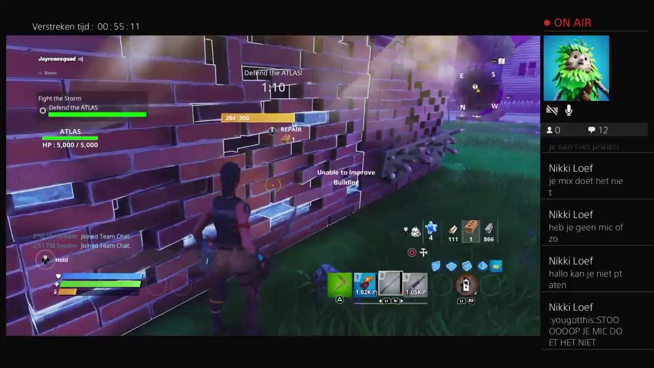 Fortnite met kijkers