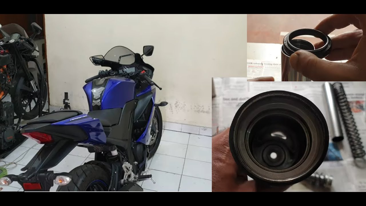 Yamaha YZF R15 V3 | Fork Oil Change | Fork Seal Change | DIY