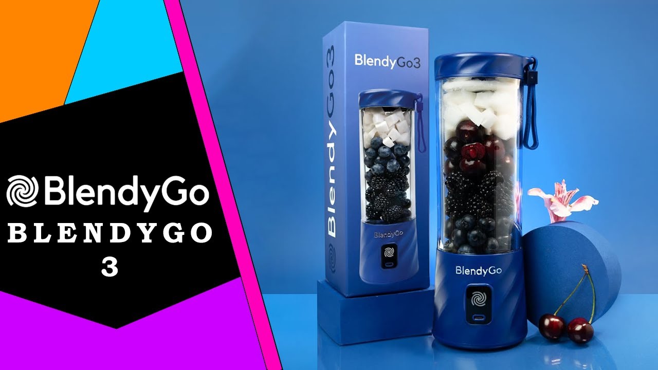 BlendyGo 3 🥛 Przenośny blender bezprzewodowy / Recenzja 4K