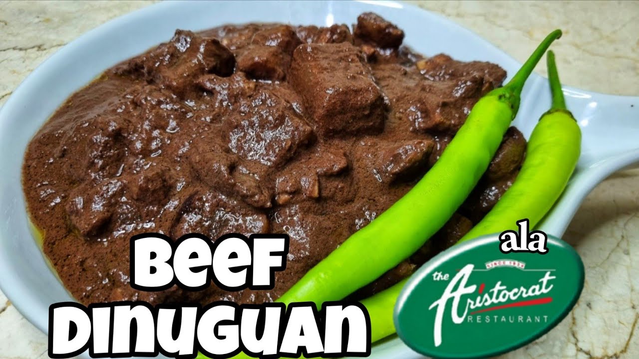 BEEF DINUGUAN ala Aristocrat Recipe