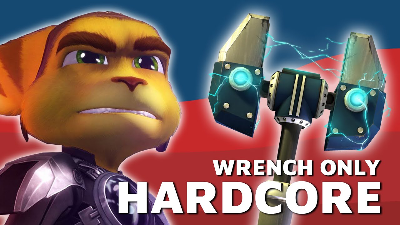 Сможете ли вы победить Ratchet and Clank: A Crack in Time на хардкоре, используя только гаечный к...