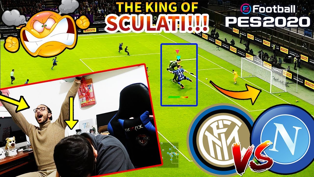 IL KING DEGLI SCULATl!!!! 🤬🤬🤬 INTER-NAPOLI [PES 2020]