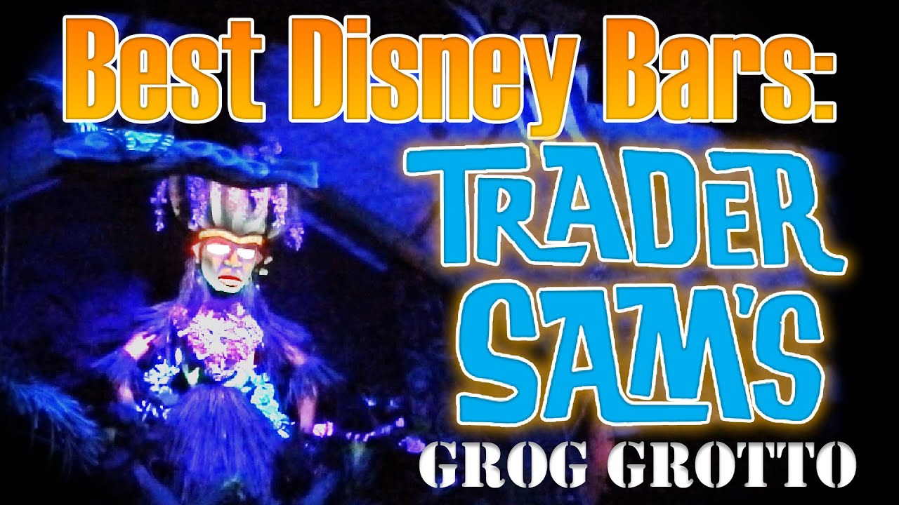 Best Disney Bars: Trader Sam's Grog Grotto Tiki Bar! Polynesian Village Resort, Walt Disney World
