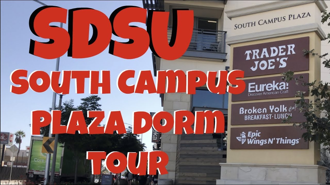 SDSU South Campus Plaza Dorm Tour