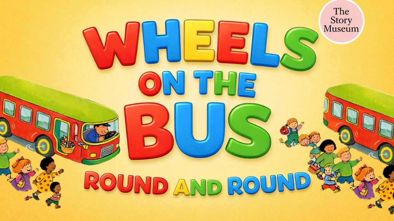 The wheels on the bus go round and round 노래하는영어|더스토리뮤지엄