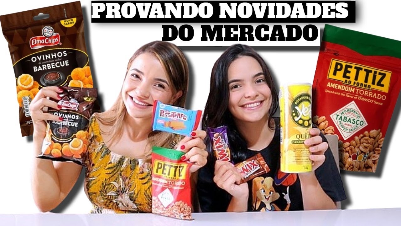 PROVANDO NOVIDADES DO MERCADO DO BRASIL ♥ - Bruna Paula