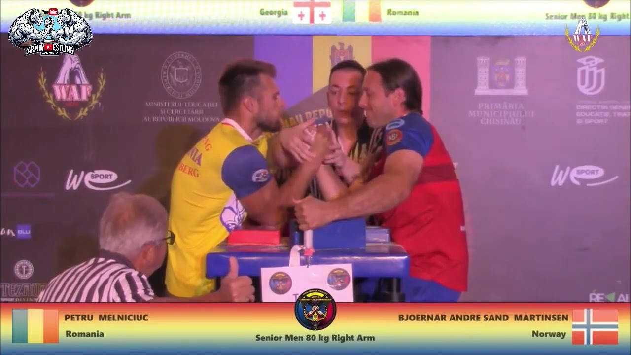 SENIOR MEN 80kg RIGHT HAND - World Armwrestling Championship 2024