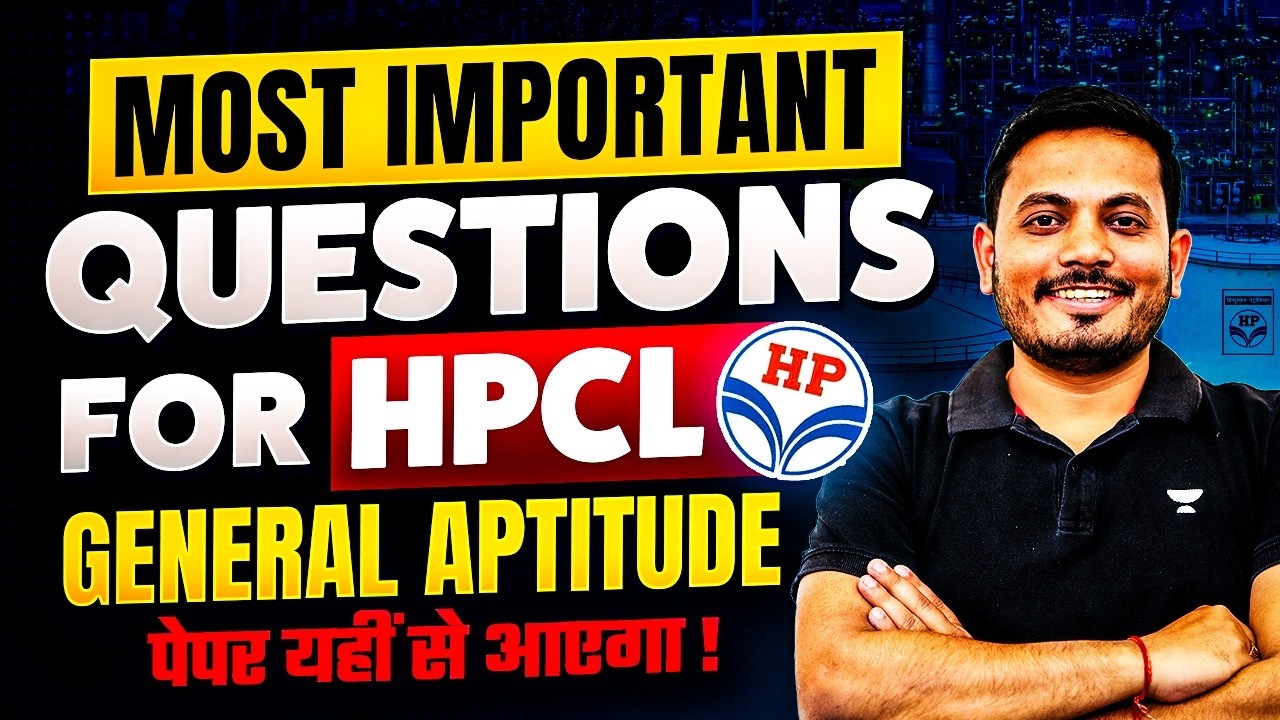 HPCL 2026 General Aptitude | Most Important Question | PAPER YAHI SE AAYEGA By Aman Raj Sir